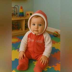 Coney Isle Hooded Jacket Bunting Size 6 to 9 Months